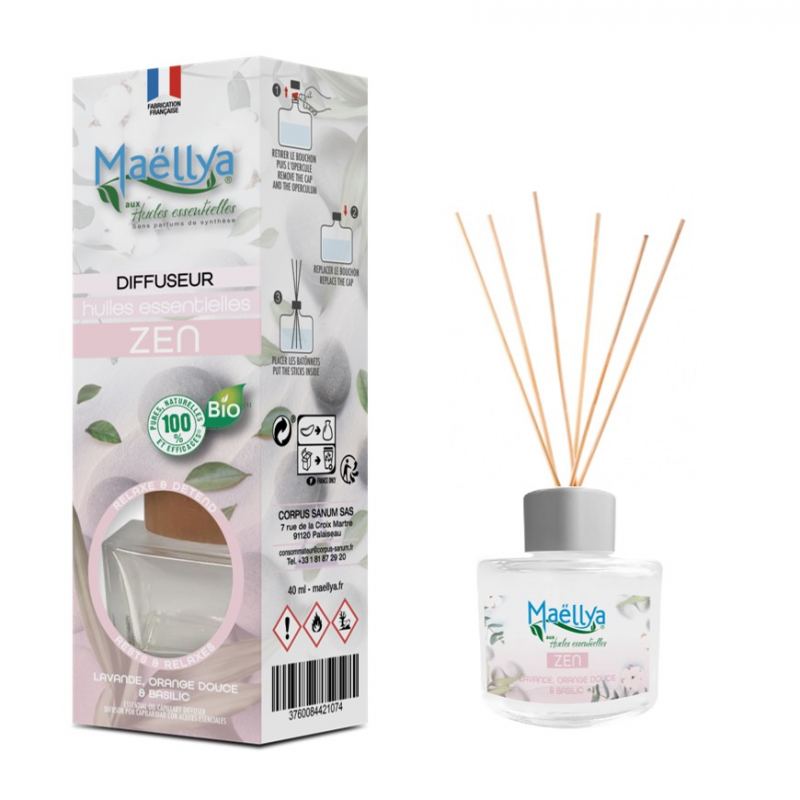 Set de 8 bâtonnets pour diffuseur de parfum naturel - Belaia