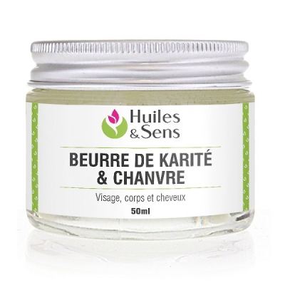 Beurre de karité et Chanvre bio