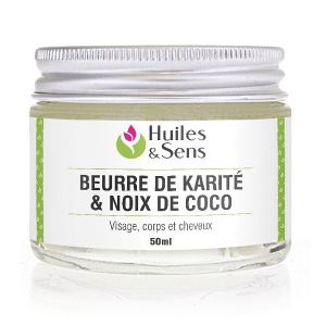 Beurre de karité et Noix de coco bio